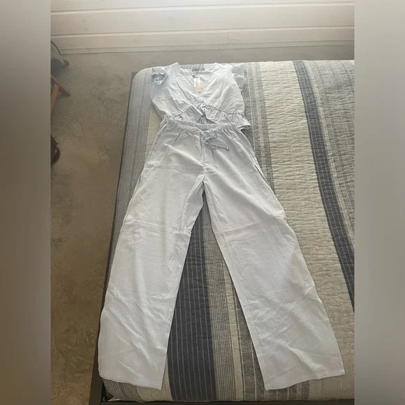 Pastel Blue Ruffle Set - Picture 3 of 7